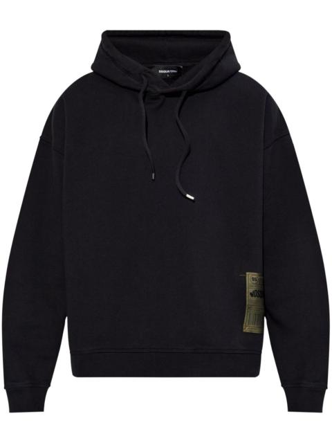 DSQUARED2 logo-patch hoodie