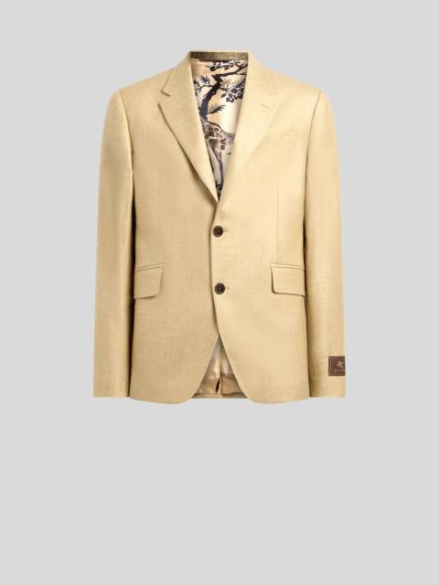 Etro SINGLE-BREASTED WOOL-BLEND JACKET