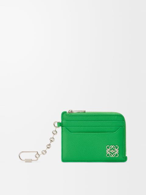 Loewe Anagram square coin cardholder in pebble grained calfskin