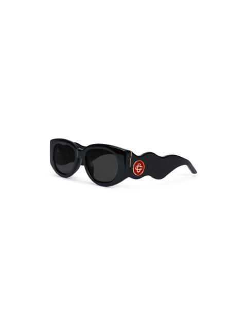 CASABLANCA Black The Memphis Sunglasses