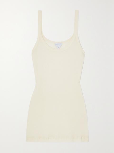 Bottega Veneta Ribbed Cotton-blend Tank