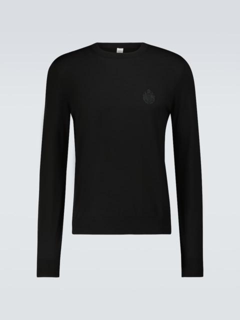 Berluti Wool sweater with embroidered crest