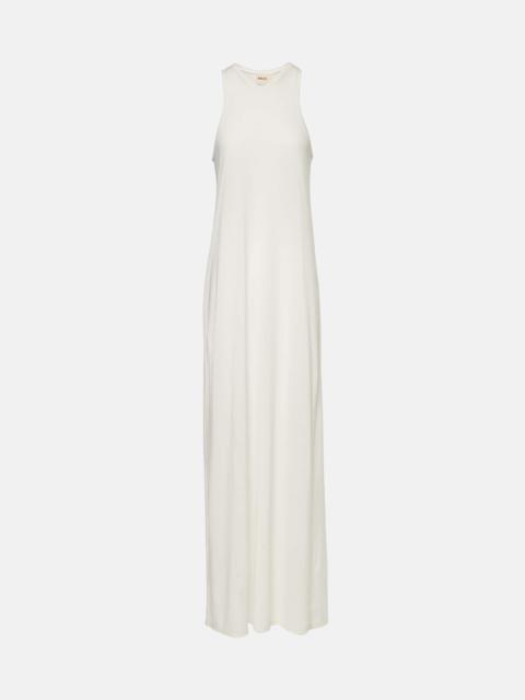 Vernetta cotton-blend jersey maxi dress
