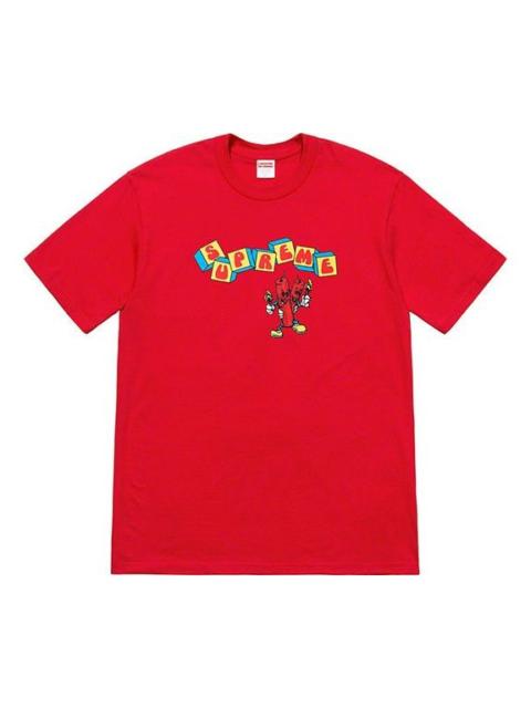 Supreme Supreme SS19 Dynamite Tee Printing Short Sleeve Unisex Red SUP-SS19-10496