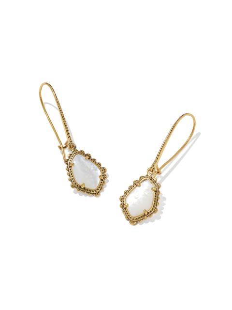 KENDRA SCOTT Ellery Vintage Gold Drop Earrings