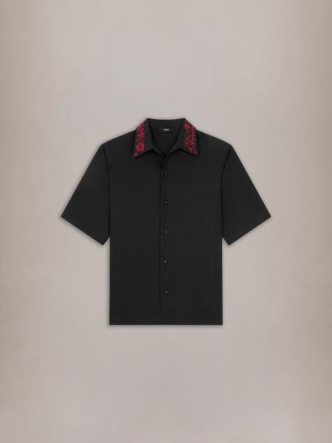 AMIRI REGULAR FIT FLORAL COLLAR SHIRT