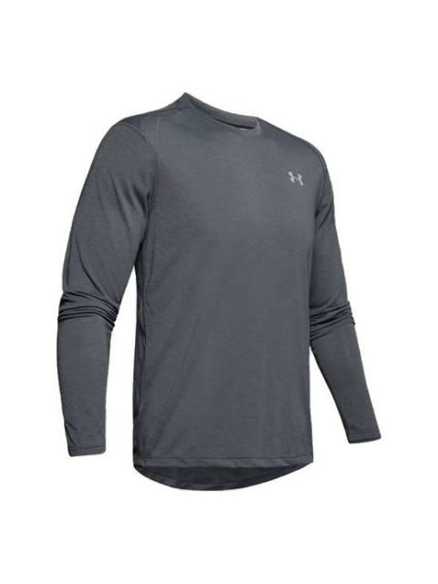 Under Armour Men's Under Armour Mesh Running Long Sleeves Gray 1326584-012
