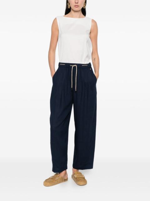 Herno drawstring-fastening trousers