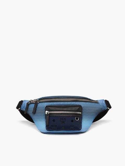 MCM Fursten Belt Bag in Gradation Mesh and Monogram Neoprene