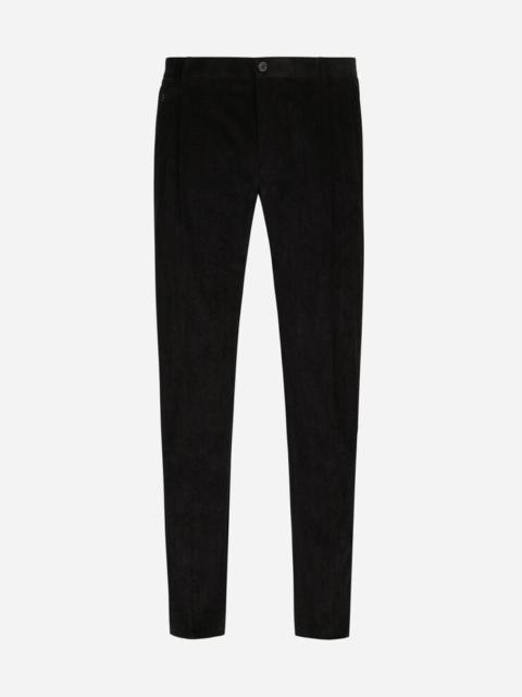 Stretch corduroy pants