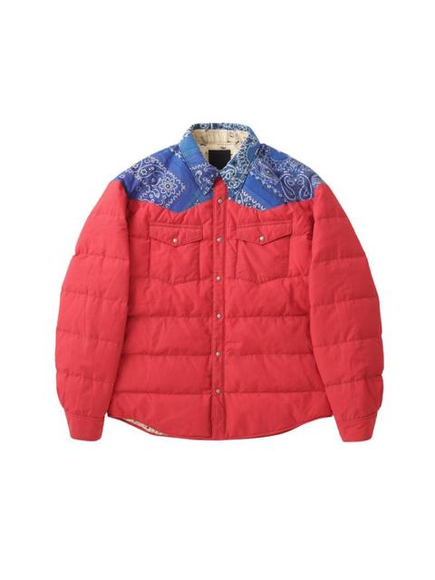 visvim KERCHIEF DOWN JKT RED