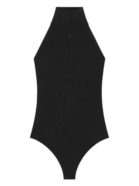 courrèges halter-neck jersey bodysuit
