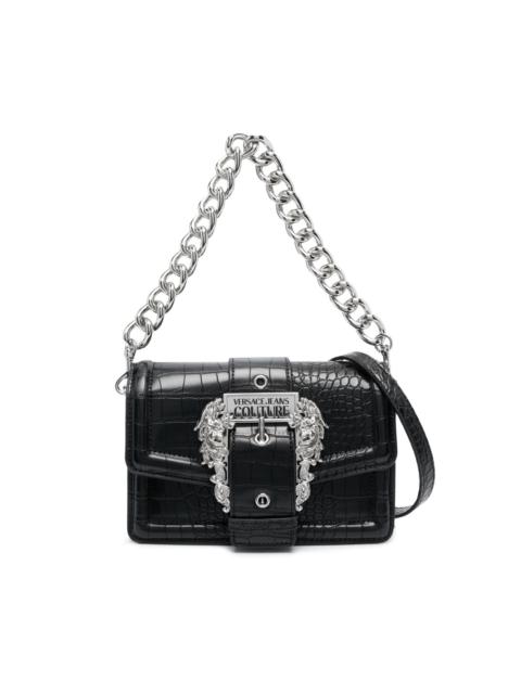 VERSACE JEANS COUTURE Baroque-buckle crossbody bag