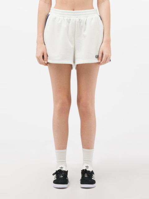 adidas High Waisted Towel Terry Shorts in Non-Dyed