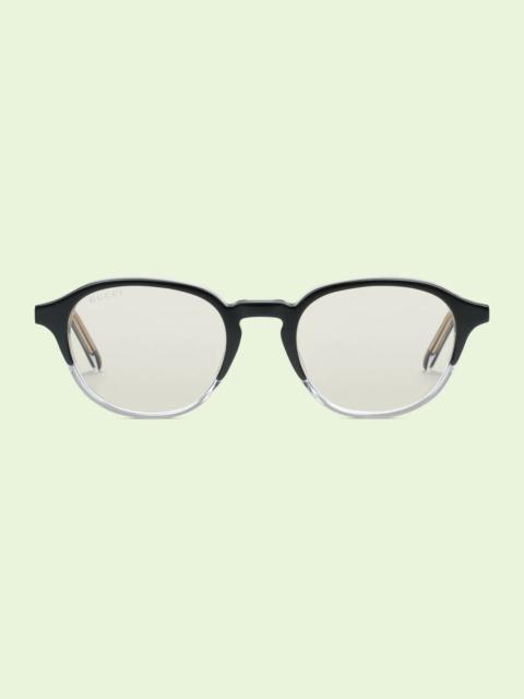 Round frame with photochromic lens