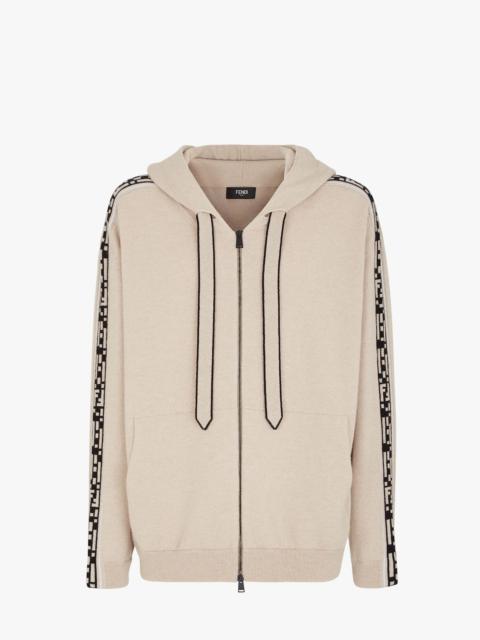 FENDI Beige cashmere cardigan