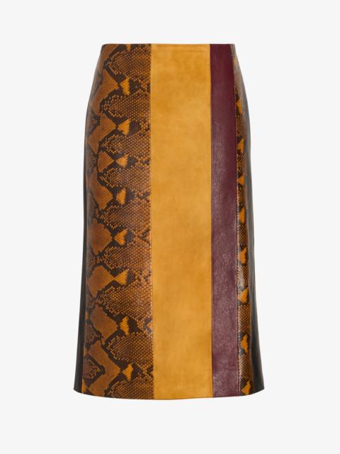 Proenza Schouler Sirine Skirt in Pieced Leather
