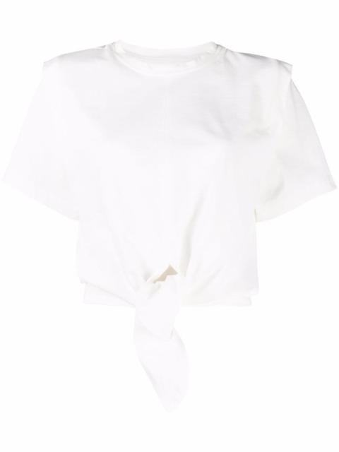 Isabel Marant zelikia tie-front T-shirt