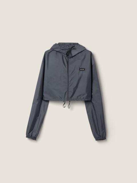 Miu Miu Technical fabric windbreaker