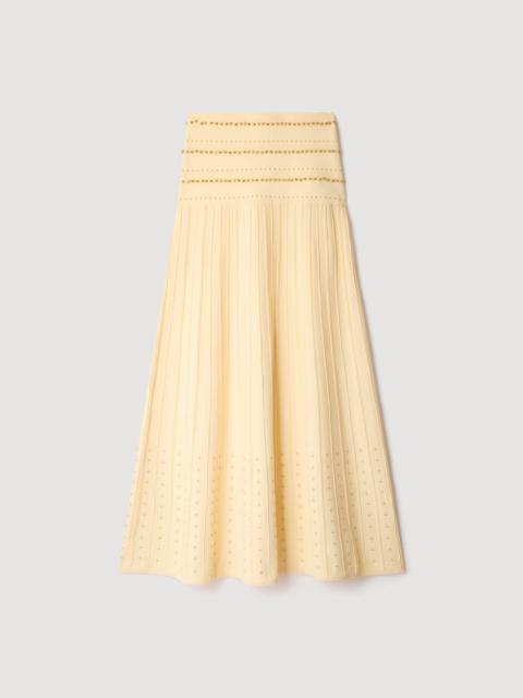 Sandro MAXI TASSEL SKIRT