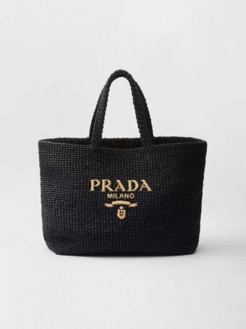 Prada Woven fabric tote bag