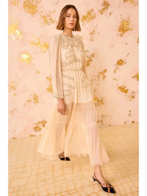 Iona Silk Long Dress