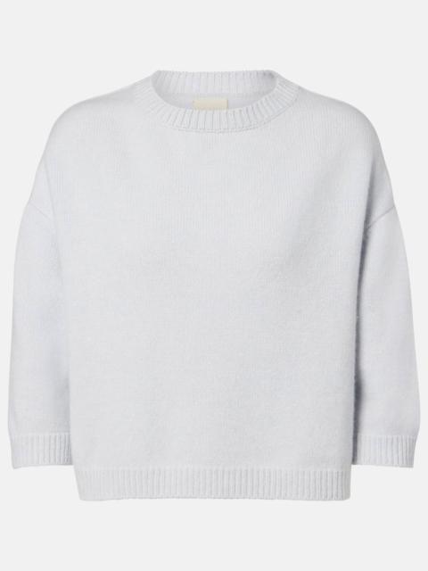 KHAITE Sabina cropped cashmere sweater