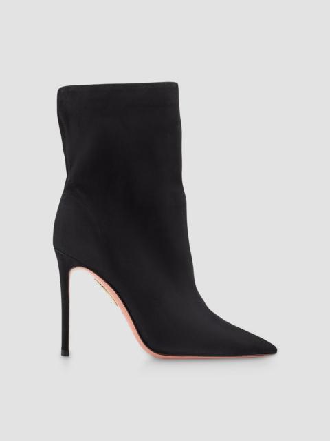 AQUAZZURA Women's Matignon Suede Booties - Black