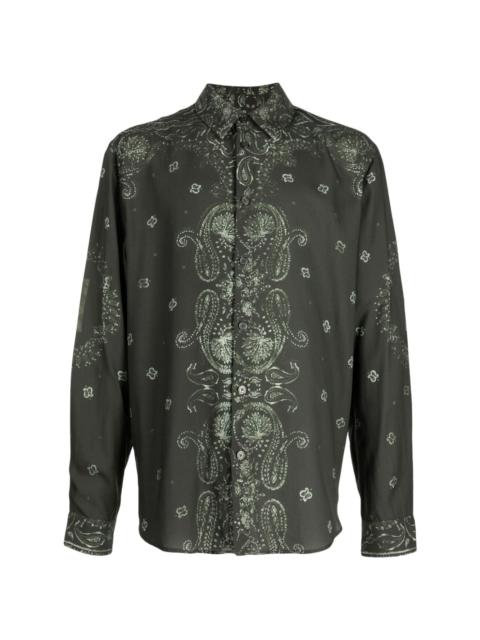 Holzweiler paisley-print long-sleeve shirt