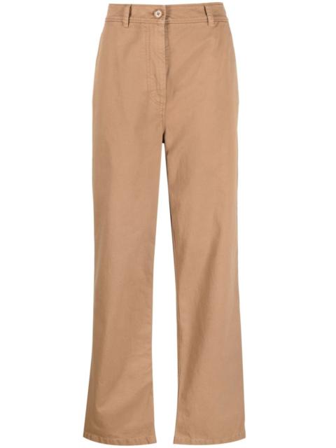Burberry Branley straight-leg cotton trousers