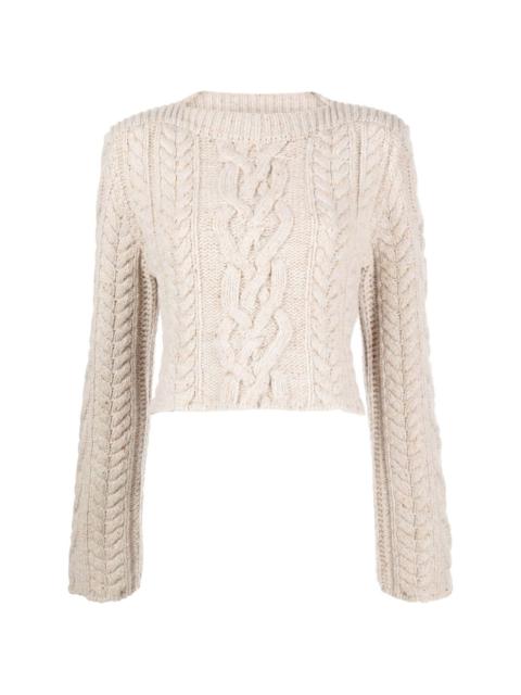 LOW CLASSIC chunky-knit wool blend jumper