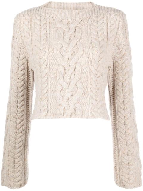 LOW CLASSIC chunky-knit wool blend jumper