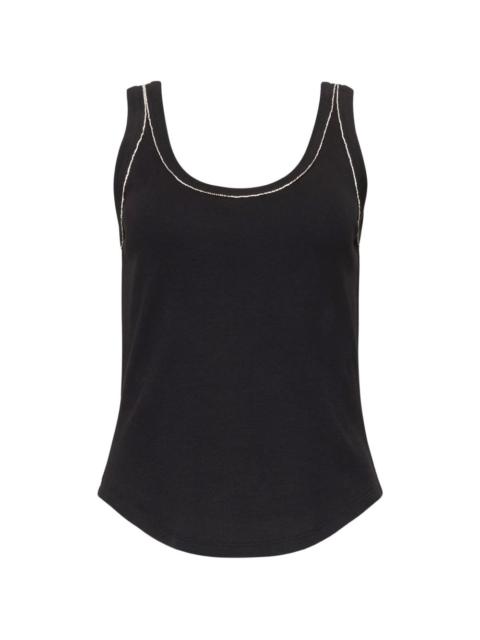 Cinq à Sept Quenta embellished tank top