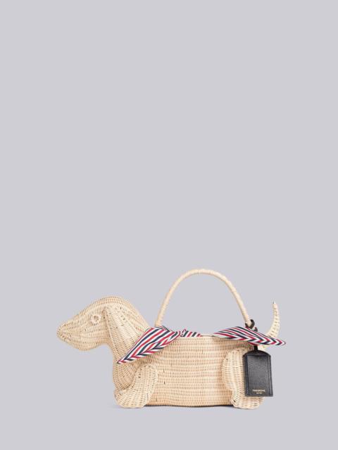 Thom Browne Wicker Hector Basket Bag