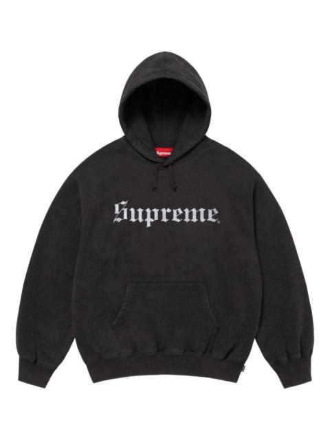 Supreme logo-print hoodie