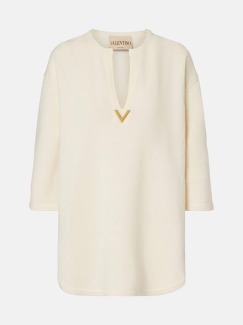 Valentino VGold virgin wool sweater