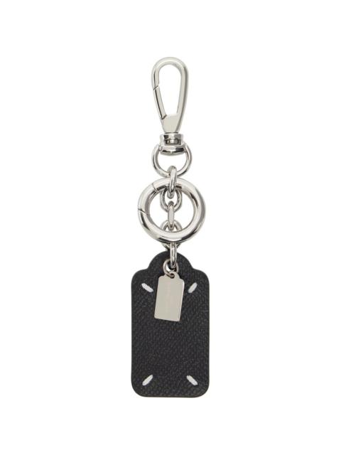Maison Margiela Black Double Tag Keychain