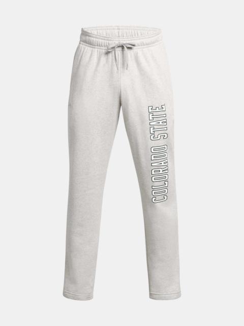 Men's UA Rival Fleece Collegiate Open Bottom Pants