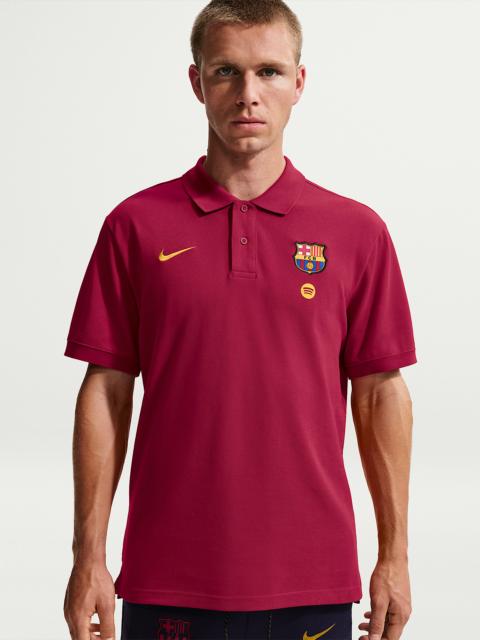 Nike FC Barcelona Club Men's Nike Soccer Polo