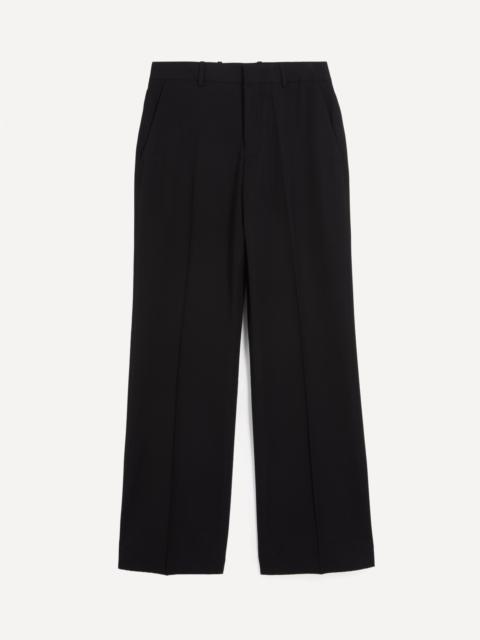Acne Studios Black Cotton Satin Trousers