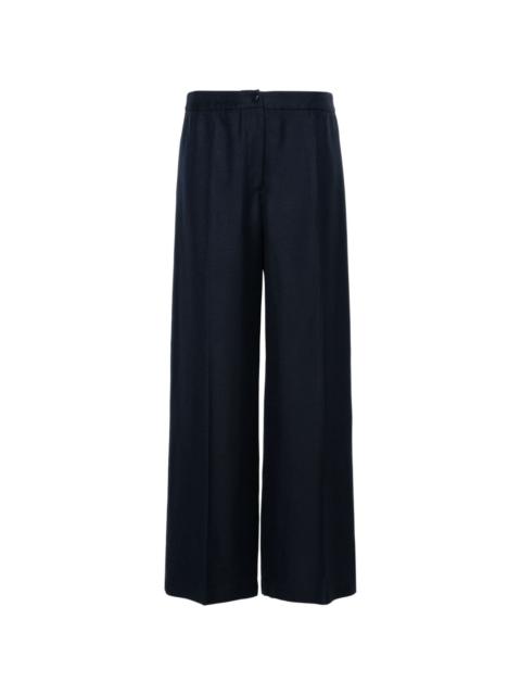 Moncler twill palazzo trousers