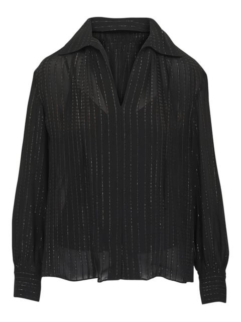 Vince striped V-neck blouse