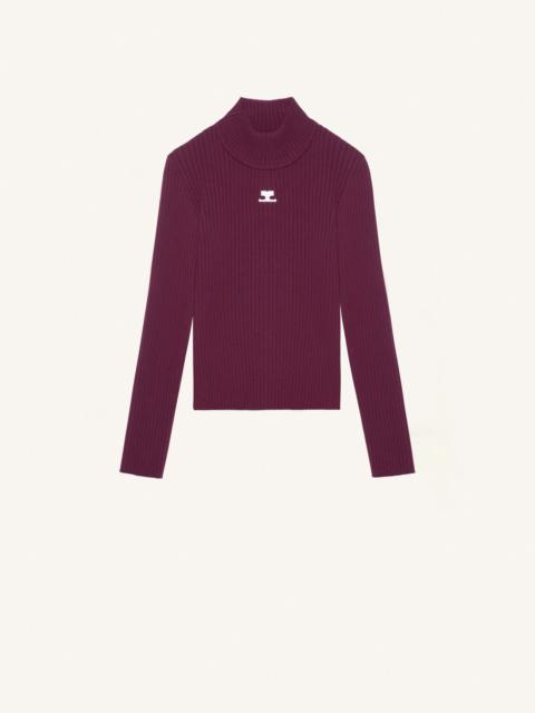 courrèges PULL COL MONTANT REEDITION