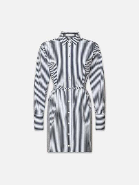 Mini Shirt Dress in Blanc Multi