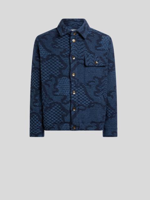 Etro PATTERNED WOOL-BLEND OVERSHIRT