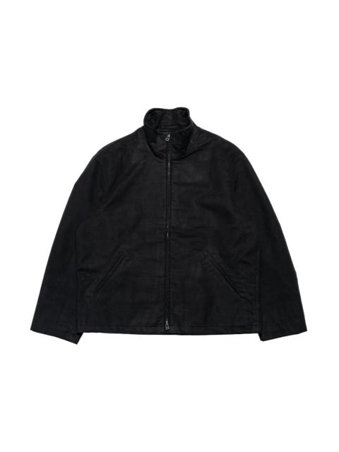 JAMES COWARD Circuit Jacket Black Cotton Silk Moleskin