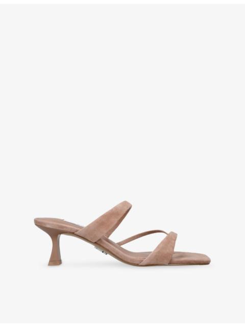 STEVE MADDEN Ajay Heeled Suede Sandals