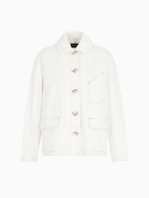EMPORIO ARMANI COTTON DRILL BLOUSON
