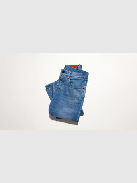 GUCCI Flared stretch cotton denim pants