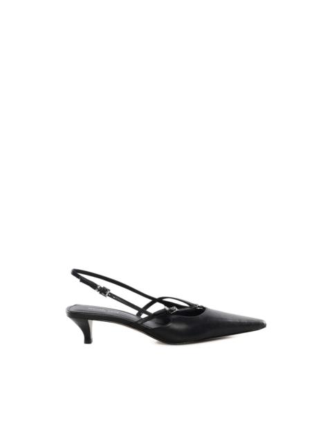 MICHAEL KORS Selina slingback leather pumps